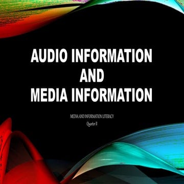MIL 12 PPT LESSON 4.pptx MEDIA AND INFORMATION LITERACY
