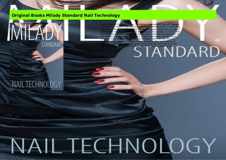 Original Books Milady Standard Nail Technology