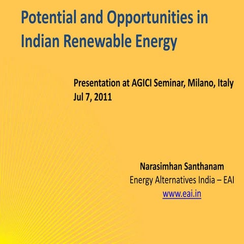 Milan event presentation