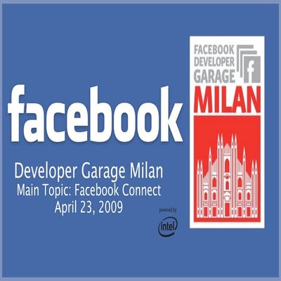 Facebook Developer Garage Milan