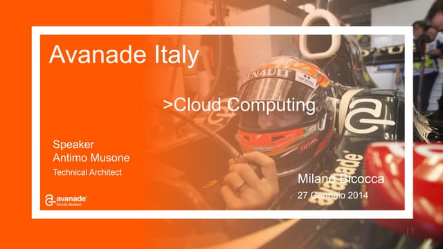 Cloud Computing - Albicocca University of Milan