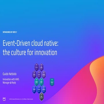 AWS Summit 2023 Milan - Reply - Event-Driven cloud native: the culture for in...