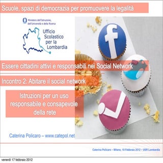 Abitare il social network: istruzio...
