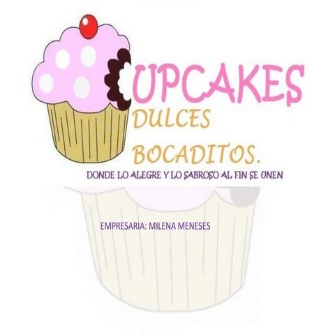 EMPRESA DE CUPCAKES DULCES BOCADITOS