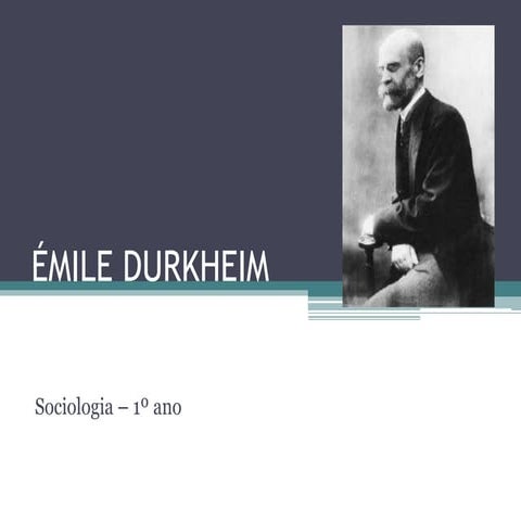 éMile durkheim