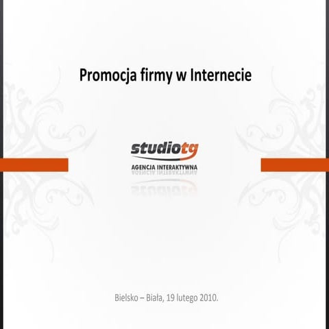 Promocja firmy w Internecie