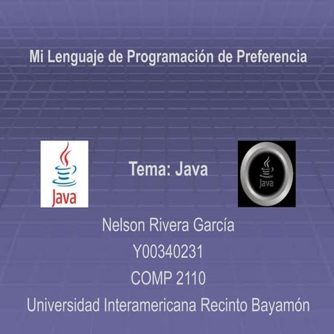 Mi lenguaje de programacion de preferencia