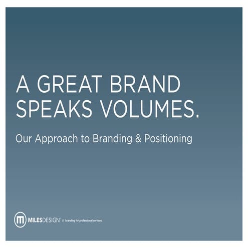 Miles Design branding process