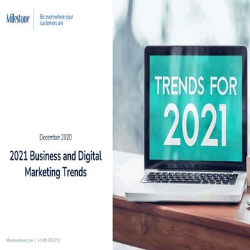 2021 Business and Digital Marketing Trends