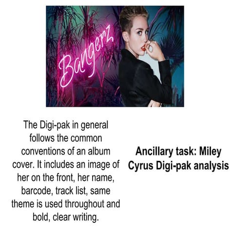 Miley cyrus ancillary task
