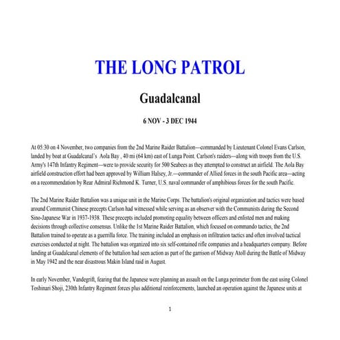 Mil hist   wwii the long patrol