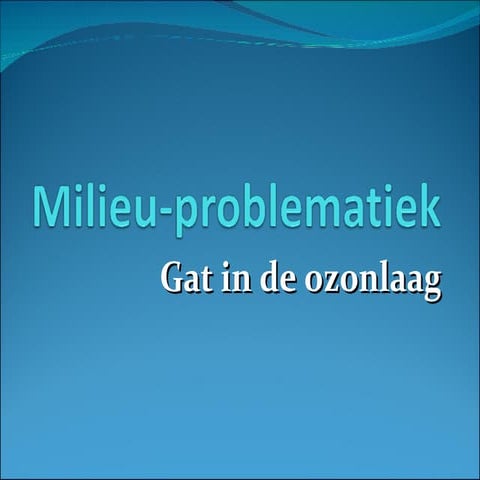 Milieu | PPT