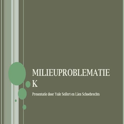 Milieu | PPT