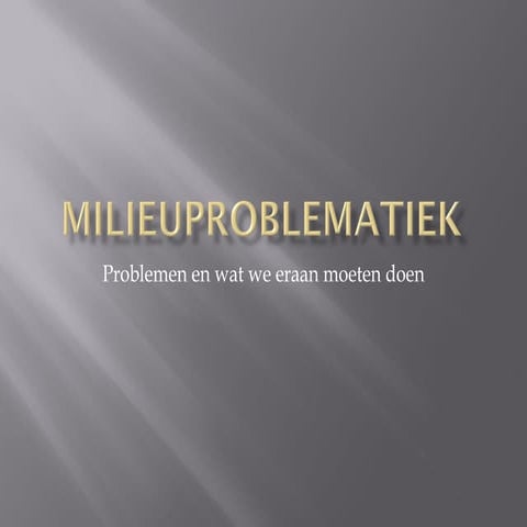 Milieu1 | PPT