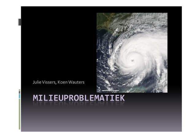 Milieuproblematiek