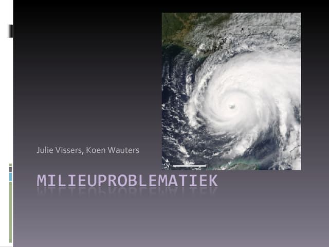 Milieuproblematiek