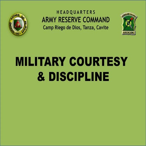 MILITARY-COURTESY-DISCIPLINE (ROTC UNIT)