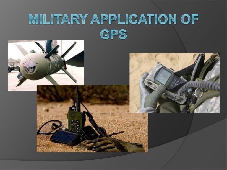 Military application of gps (slapik)