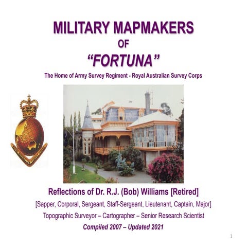 Military Mapmakers of Fortuna
