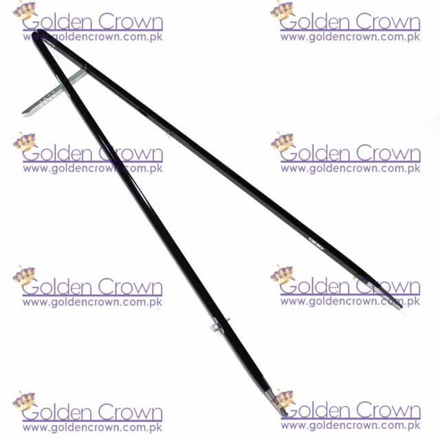 Military Pace Stick Black Color Chrome Fittings