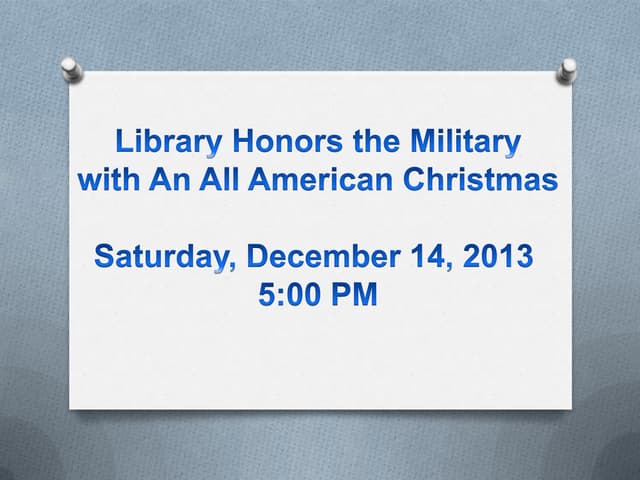 An All American Christmas