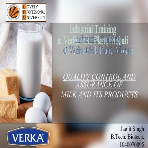 Milk Analysis In Verka