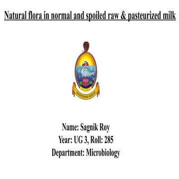 Milk Food Microbiology and its properties.pptx