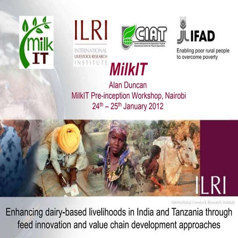 Introducing the MilkIT project: Enhancing dairy-based livelihoods in India an...