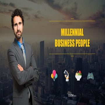 Millennial business people