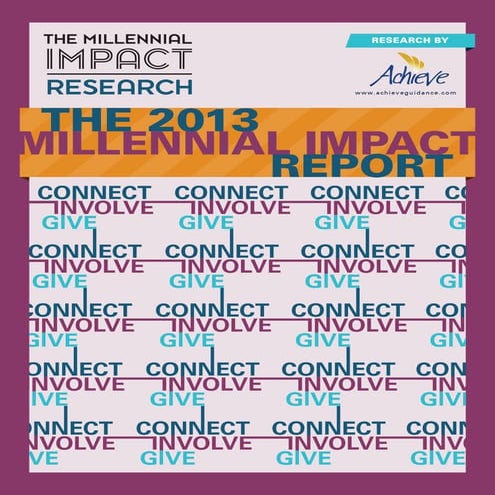 2013 Millennial Impact Report For Non-Profits