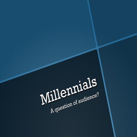 Millennials understanding the emrging new generation Y