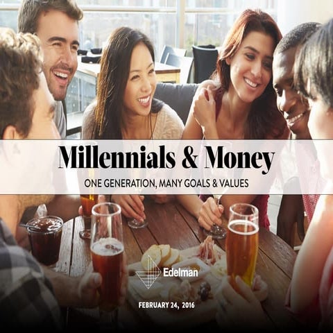 Millennials & Money: One Generation, Many Goals & Values
