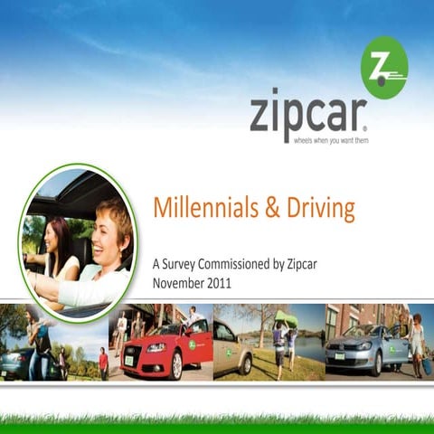Millennials & Driving: A Survey Commissioned by Zipcar