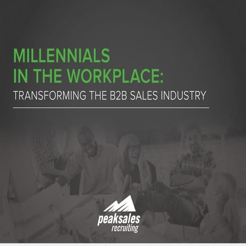 Millennials and B2B Sales [Study]
