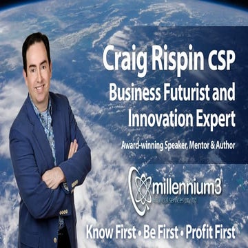Millennium3 Conference 14 March 2016 - Craig Rispin, Business Futurist & Inno...
