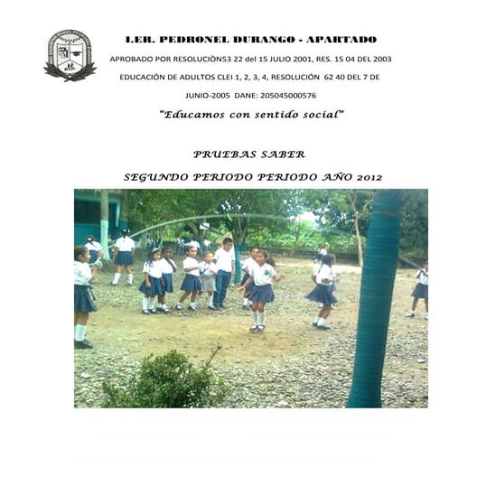 simulacro pruebas saber grado segundo