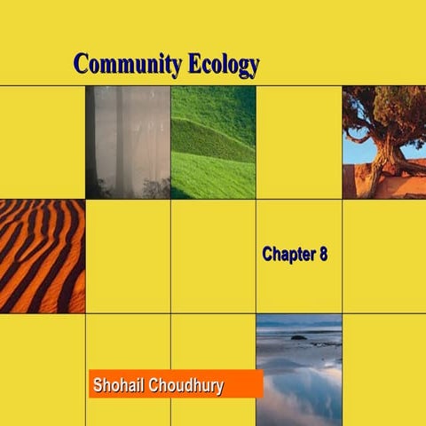 Community Ecology