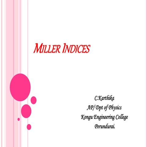 Miller indices