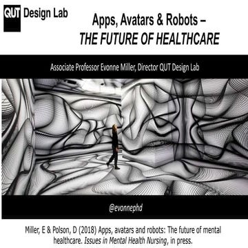 Apps, Avatars & Robots –  THE FUTURE OF HEALTHCARE 
