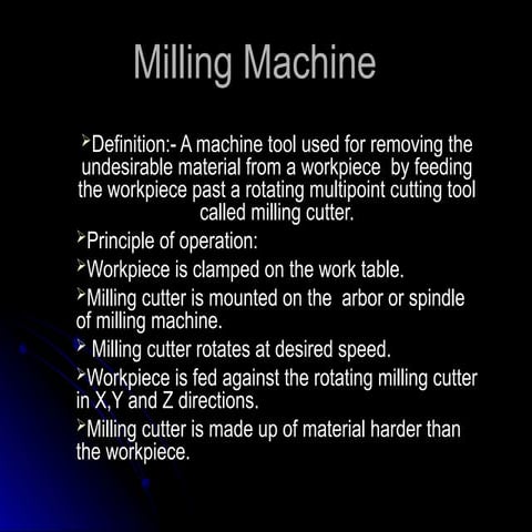 fgfhgfhMillingfggfg Machineghgfghggg.ppt