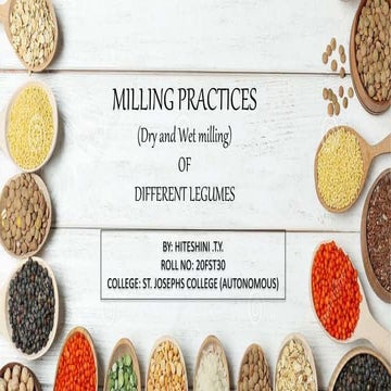 Milling practices