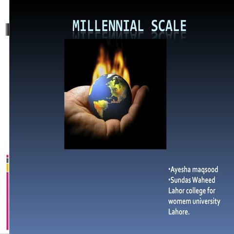 Millinial Scale