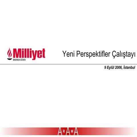 Yeni prespektifler çalıştayı 