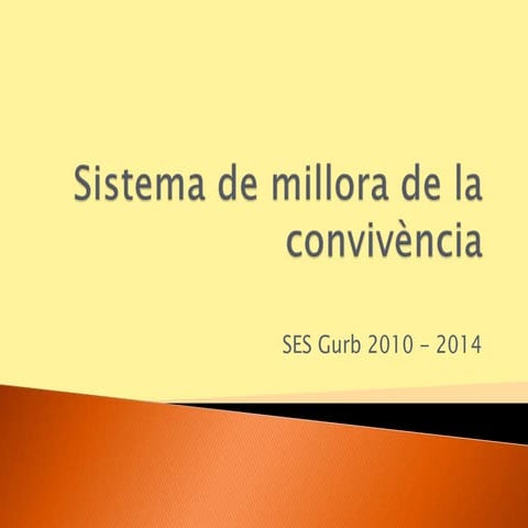 SES Gurb. Sistema per a la millora de la convivència.