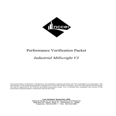Millwright  Entire Packet