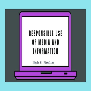 Media and Information Module 3 Presentation | PDF