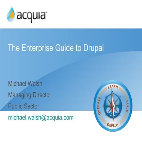 The Enterprise Guide to Drupal for Gov 2.0