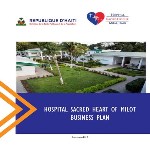 Hospital Sacred Heart of Milot Business Plan