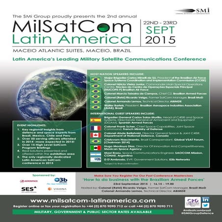 SMi Group's MilSatCom Latin America | PDF