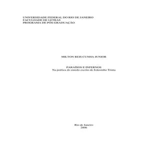 “Paraísos e Infernos na Poética do ...